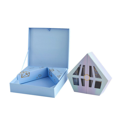 Custom gift box, high-end special-shaped cosmetics, double door gift box, water cream, customized packaging box